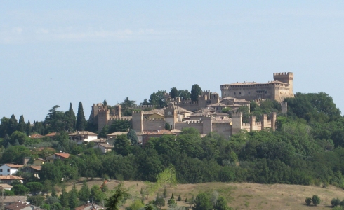 Panorama over Gradara, Marche
