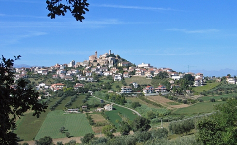 En af utallige smukke landsbyer i Marche