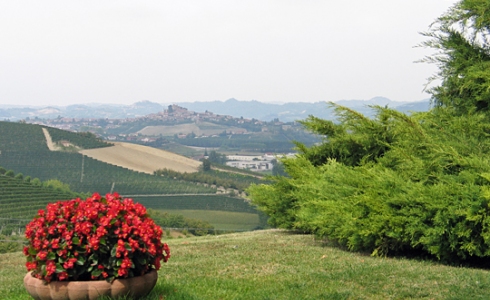 Udsigt over Langhe, Piemonte